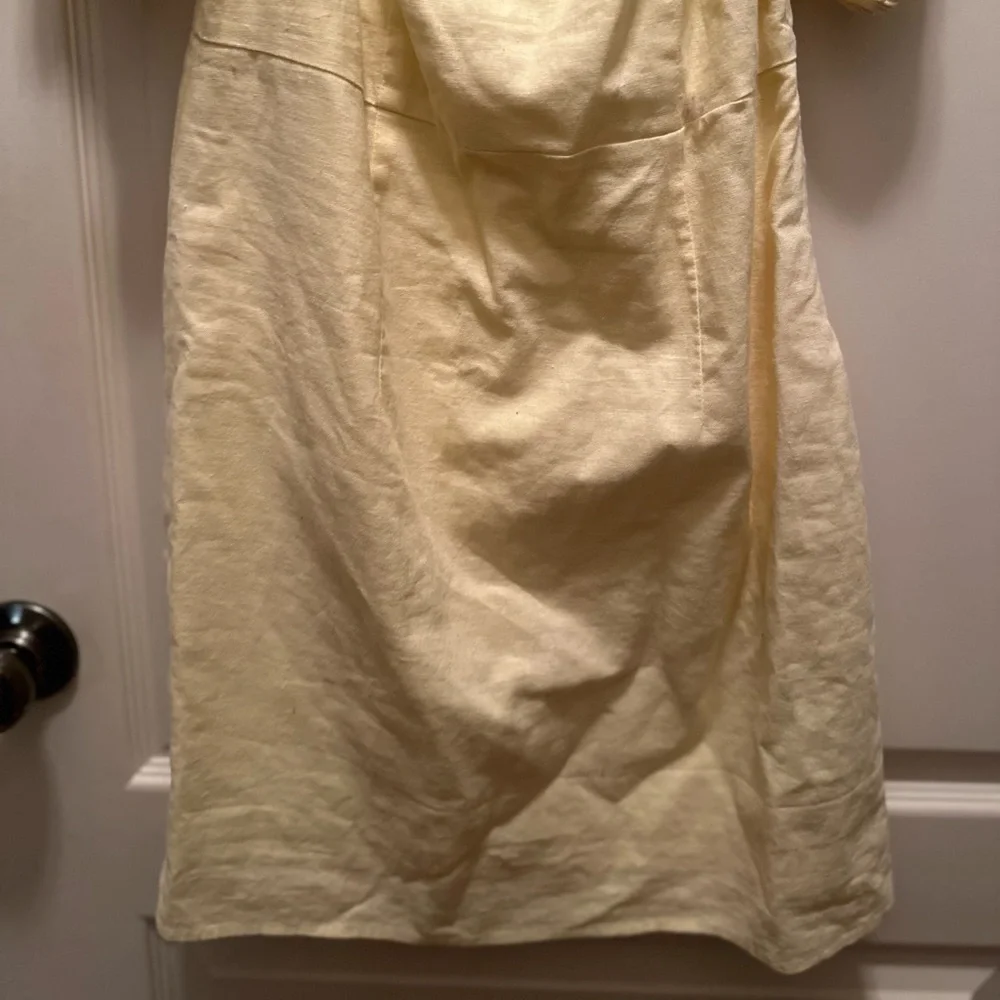 H&M Light Yellow Off-Shoulder Mini Dress - Picture 5 of 11